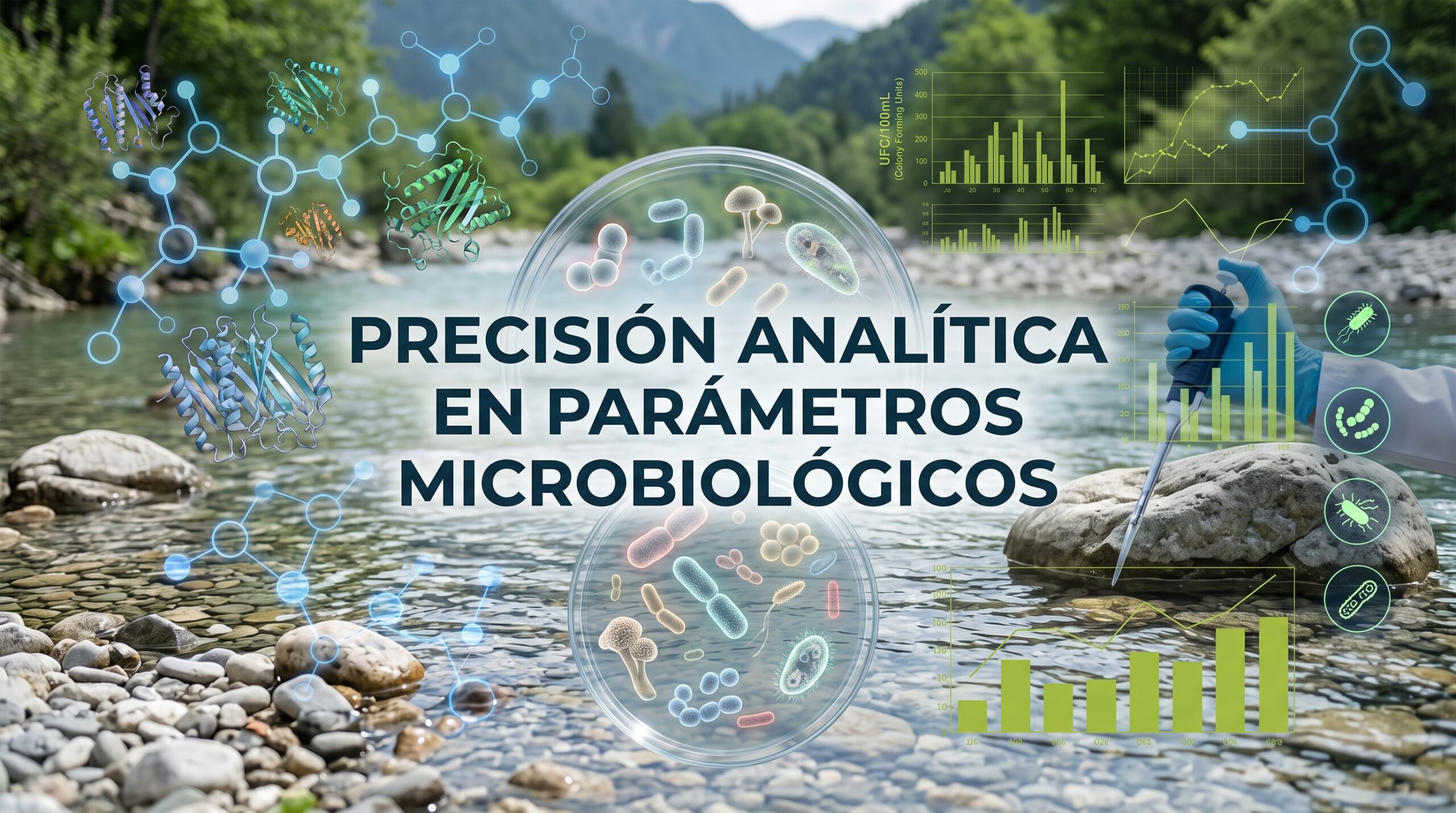 Parámetros microbiológicos, análisis de agua